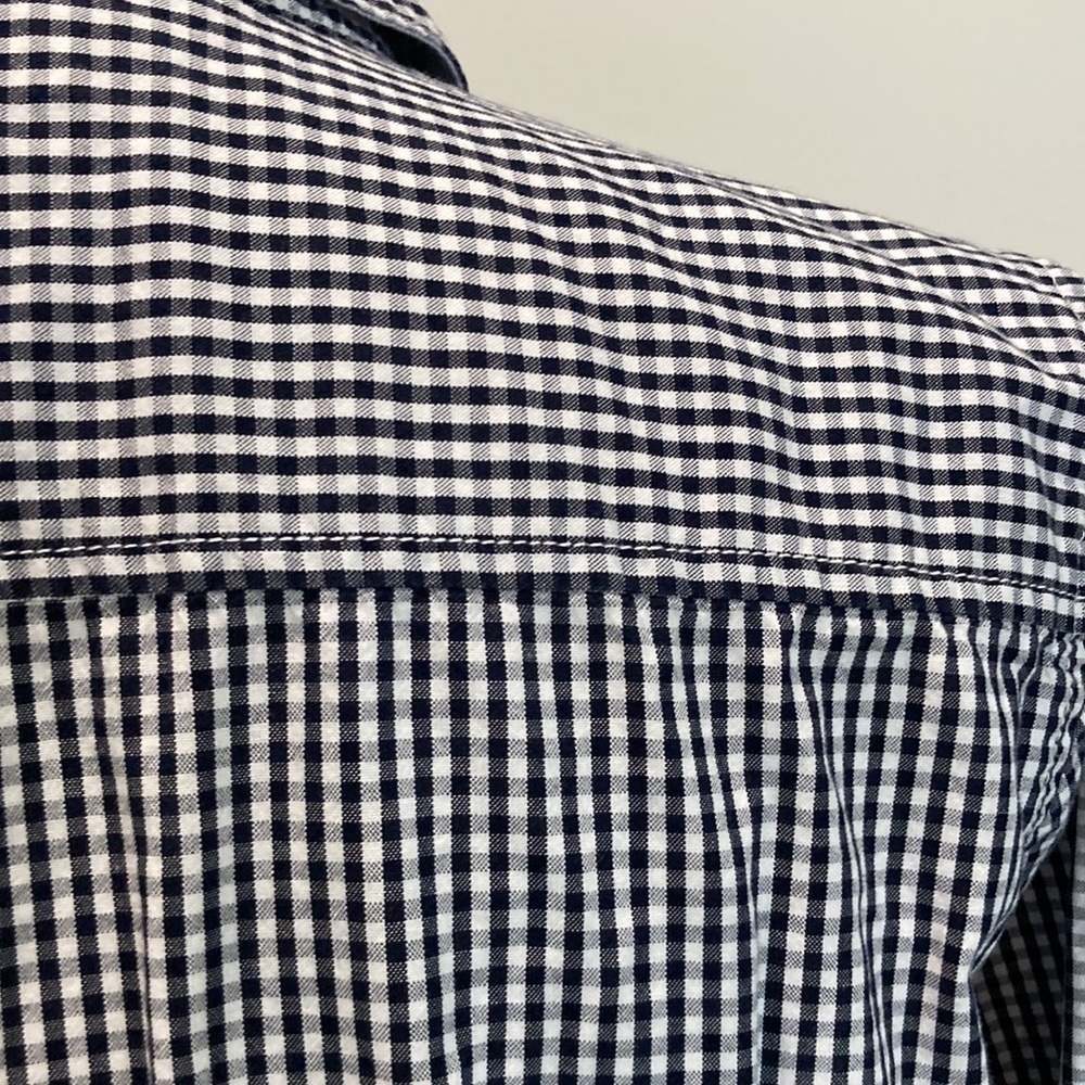 TOMMY Hilfiger Black Plaid  Button Down Shirt Large​​​ - Picture 9 of 13